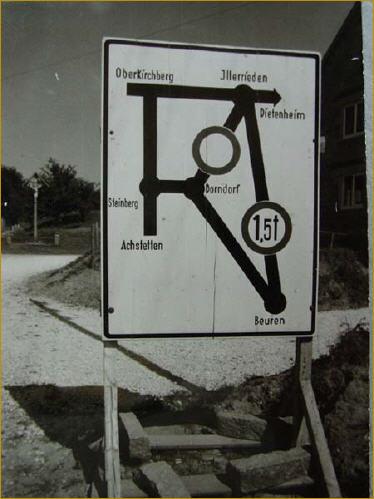 1962 Ausbau der Kreisstraße