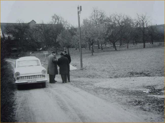 1962 Ortseinfahrt von Staig her