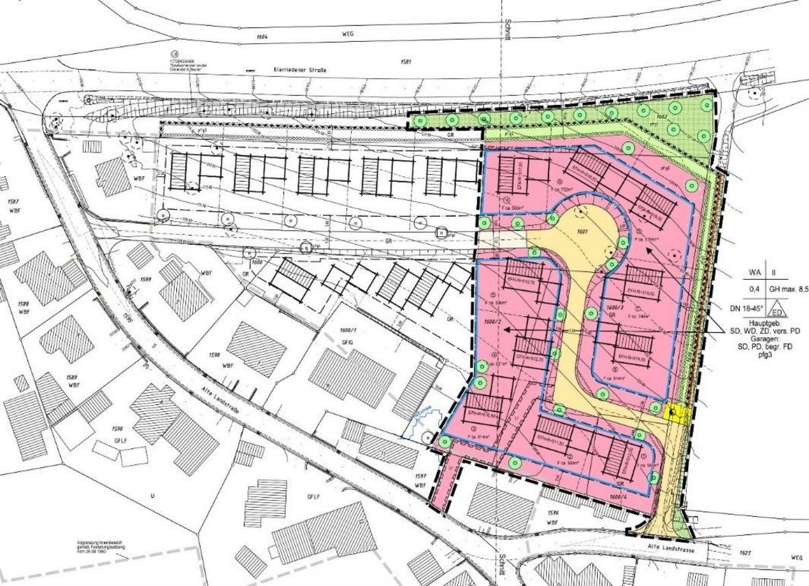 Bebauungsplan für Beuren