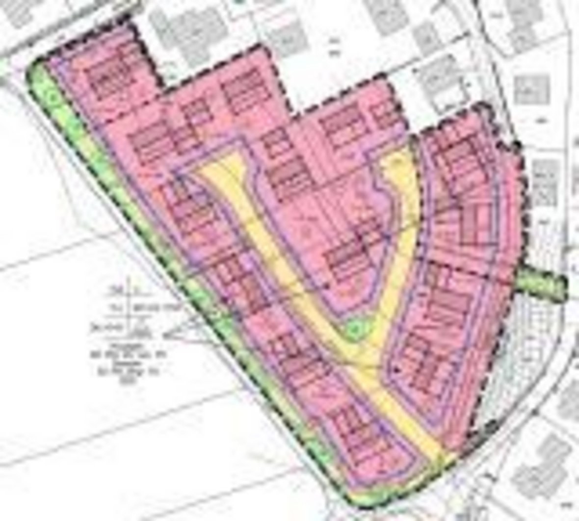 Bauplan für Baugebiet „Höhenweg“ in Ammerstetten