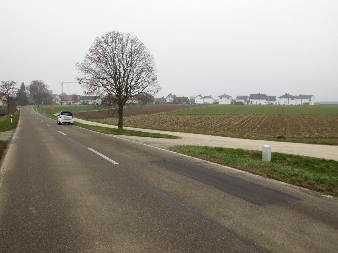 Blick auf Wohngebiet