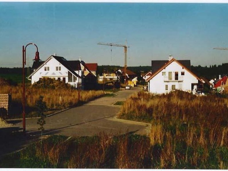 Über die Hälfte der Grundstücke sind zwischenzeitlich bereits bebaut.